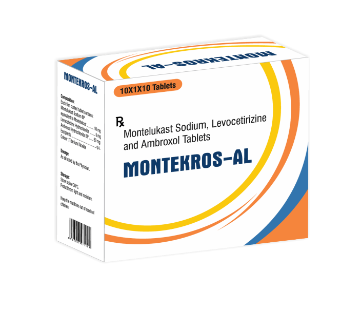 Montelukast Sodium , Levocetrizine And Ambroxol Tablets - Krosyl Pharmaceuticals - Pharmaceutical product Manufacturer