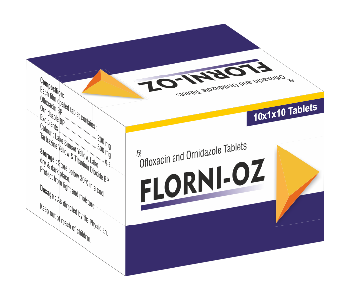 Ofloxacin Tablets & Ornidazole tablets