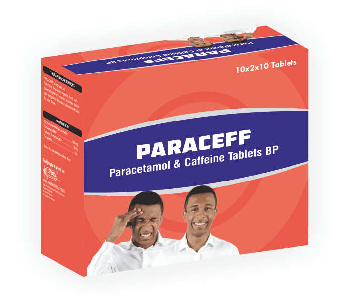 Paracetamol & Caffine Tablets use, Manufacturer Exporter in africa