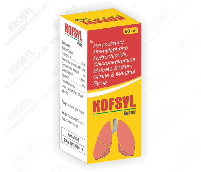 KOFSYL SYRUP - SYRUP MANUFACTURER - KROSYL PHARMACEUTICALS PVT. LTD. - COLD SYRUP