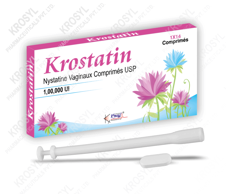 Krostatin Nystatin Vaginal Tablets Krosyl Pharmaceuticals Pvt Ltd